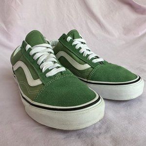 VANS Oldskool Filmore Canvas Duck Green/White M/7 W/8.5 sneakers